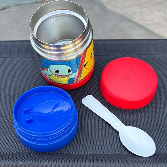 Pokemon Thermos 10 oz. Funtainer Stainless Steel Food Jar w/ Spoon - Picture 4 of 4